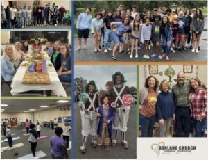 Collage of pictures from 2023 at Ashland Church.